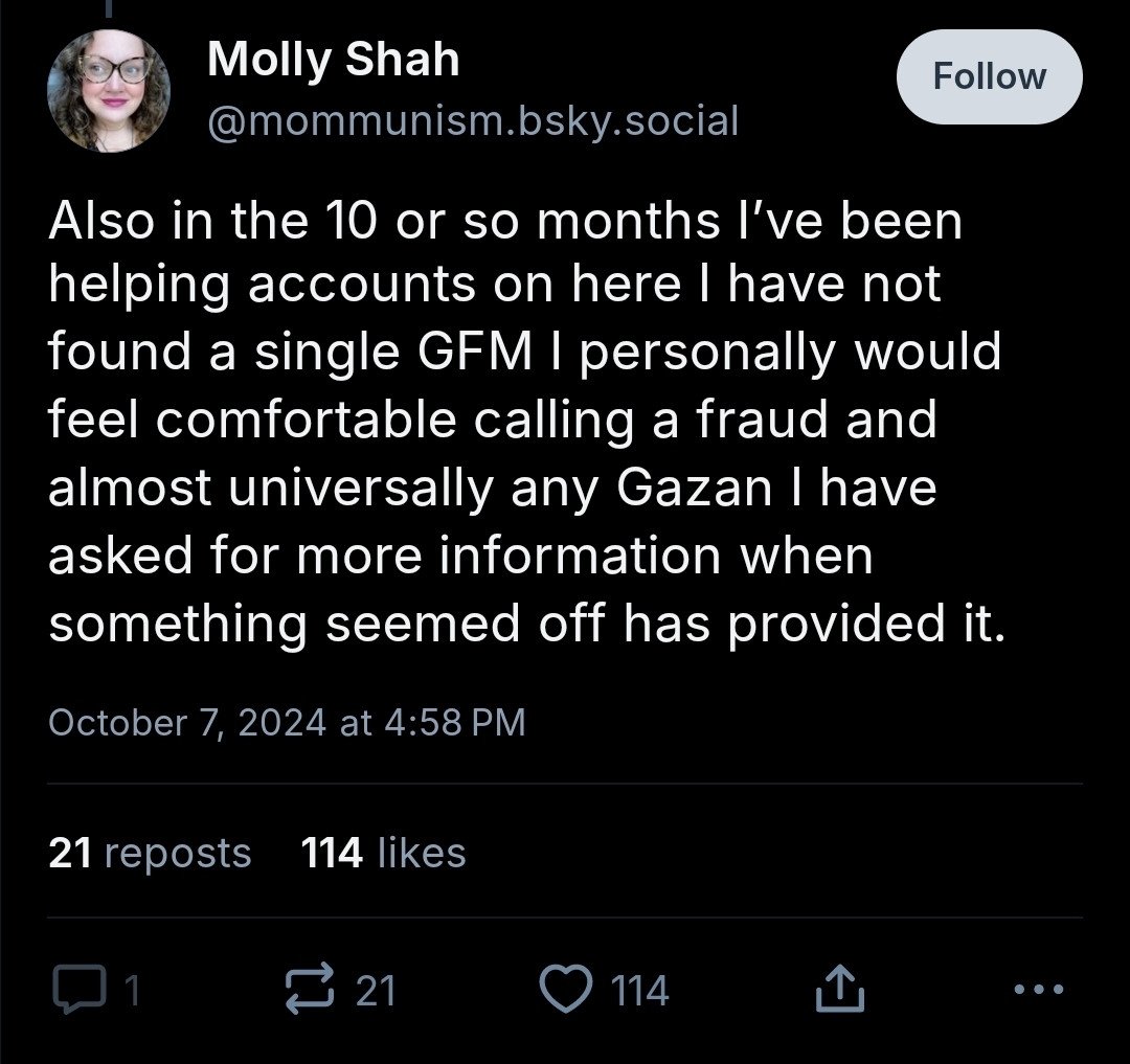 I can't believe I have to say this but PLEASE please do not donate to the go fund me scammers that dm you holy shit