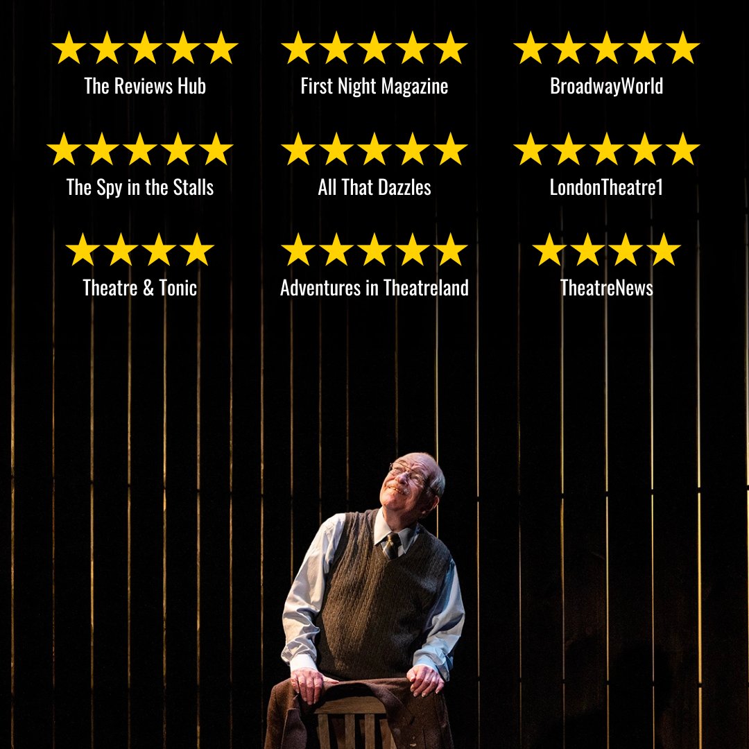 Southwark Playhouse (@swkplay) on Twitter photo ★★★★★ "Transcends the limits of theatre" <a href="/BroadwayWorld/">BroadwayWorld</a>
★★★★★ "Unflinching and uncompromising" <a href="/LondonTheatre1/">@LondonTheatre1 🦄</a>
★★★★★ "Storytelling at its very, very finest" <a href="/spyinthestalls/">thespyinthestalls</a>
The Happiest Man on Earth runs at Southwark Playhouse Borough until 14 December 💛 ★★★★★ "Transcends the limits of theatre" <a href="/BroadwayWorld/">BroadwayWorld</a>
★★★★★ "Unflinching and uncompromising" <a href="/LondonTheatre1/">@LondonTheatre1 🦄</a>
★★★★★ "Storytelling at its very, very finest" <a href="/spyinthestalls/">thespyinthestalls</a>
The Happiest Man on Earth runs at Southwark Playhouse Borough until 14 December 💛