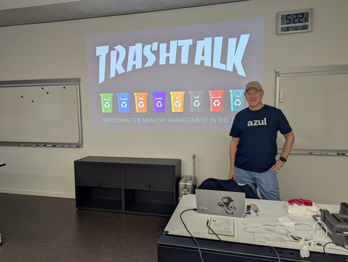 Trash Talk tonight at <a href="/jugch/">JUG Switzerland</a> in St. Gallen with <a href="/hansolo_/">Gerrit Grunwald 🇺🇦🇹🇼✌🏻</a>