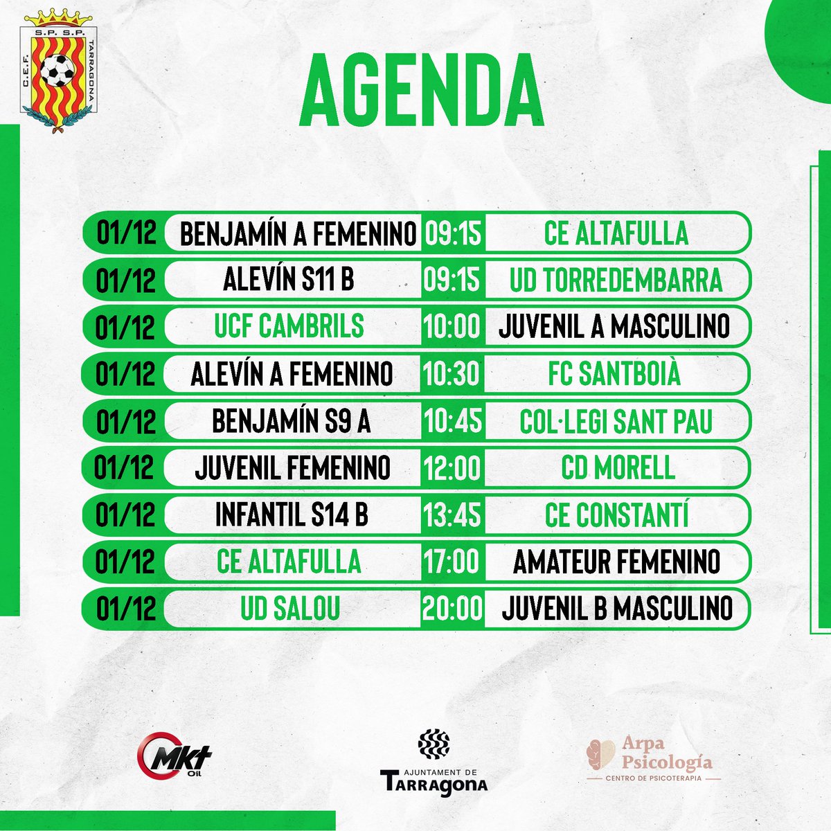 CEF Sant Pere i Sant Pau tweet media