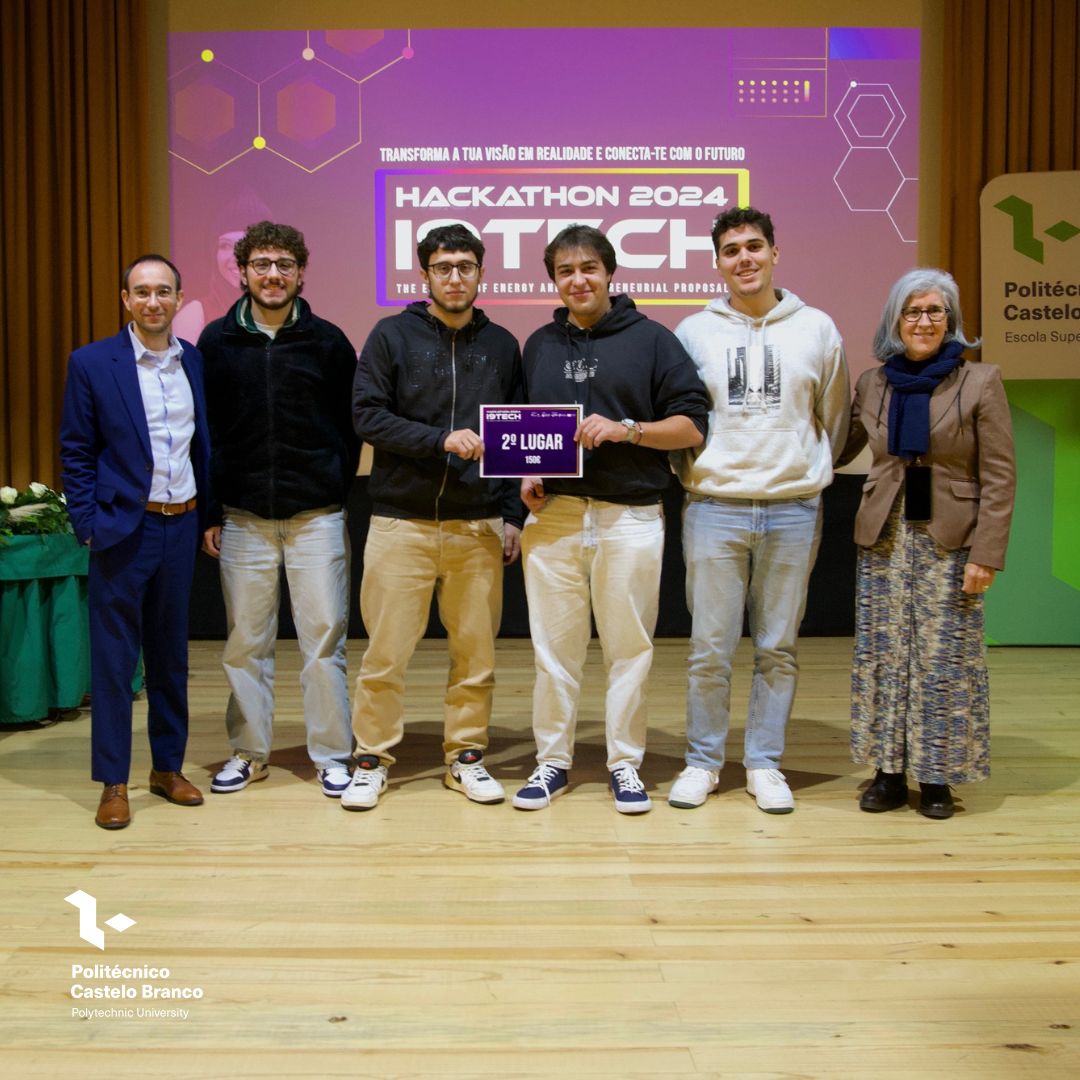 IPCBoficial's tweet photo. Hackathon 2024 i9Tech Inspiring &amp; Creating: estudantes do Politécnico de Castelo Branco apresentam projetos de empreendedorismo: 
🥇“Next Step Learning” (EST-IPCB)
🥈“Recytec, tornar a reciclagem fácil” (EST-IPCB)
🥉“Viva a experiência” (ESE-IPCB)
#ipcb #politecnicocastelobranco https://t.co/FuiI6HnuBy