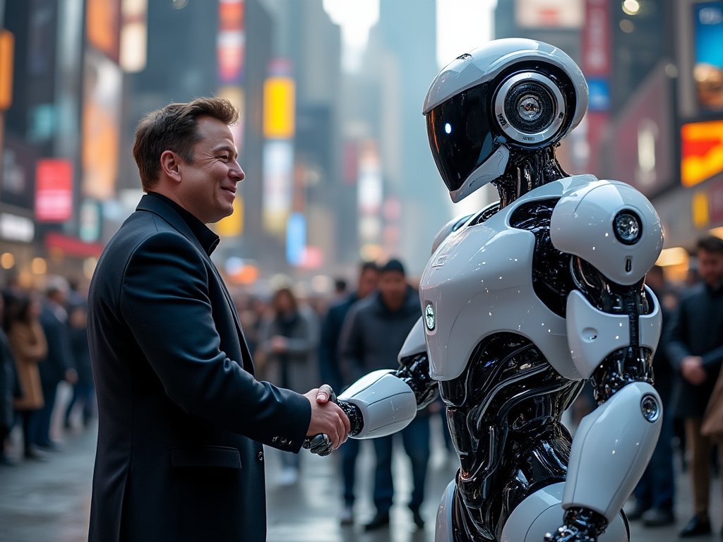 TheRaFactor's tweet photo. Elen: Hello Optimus! Thank you for lending me a hand 🤖 https://t.co/sTuQ9tTLud