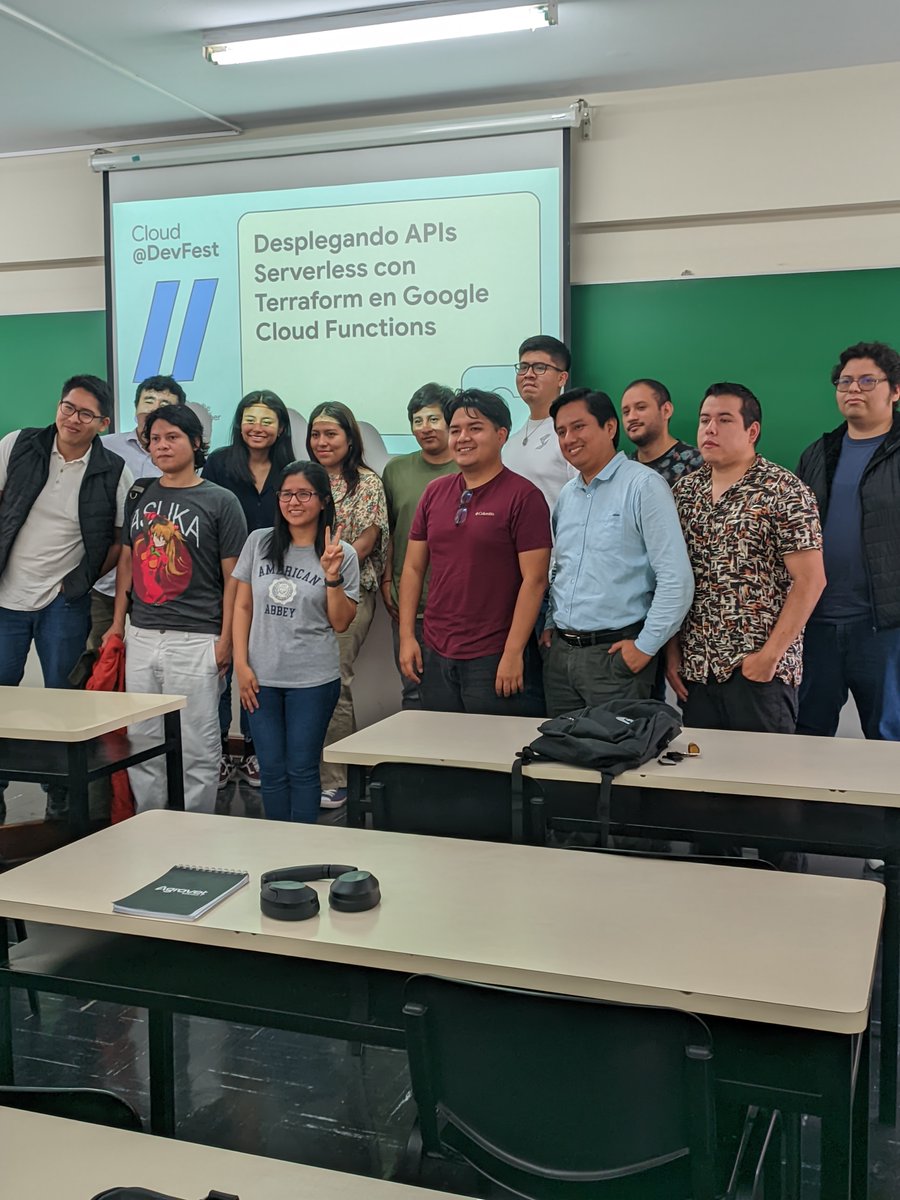 gdglima's tweet image. #DevFestLima2024
🙏 Agradecimiento especial a Julissa Rodriguez por su charla: "Desplegando APIs Serverless con Terraform en Google Cloud Functions". 💡✨
🎯 Completa el feedback y ayúdanos a mejorar: bit.ly/devfestlima24-…
#DevFestLima24 #GDGLima #DevFestLima #DevFest #gdg