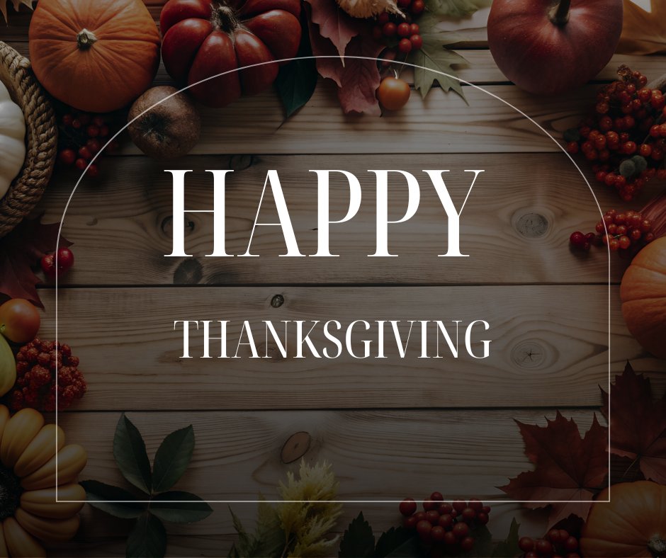 NEBB_Institute's tweet photo. Happy Thanksgiving! Wishing you a day filled with love, gratitude, and moments that warm your heart. Thank you for being part of our journey this year! https://t.co/E35ek7SBBO