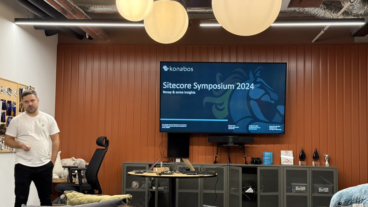 We started another <a href="/SUGPoland/">SUGPL</a> meetup with <a href="/LukasSkowronski/">Łukasz Skowroński</a> 2024 #sitecore symposium recap