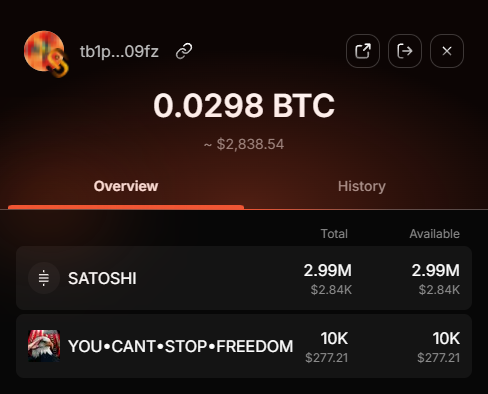 hellocoiner's tweet photo. @CNSR_btc bc1pqkp2cqreucuxu9aha4rw8rrz9jz4z0gn7dtm9aurw5k55v25hacssye2nd

tb1pqkp2cqreucuxu9aha4rw8rrz9jz4z0gn7dtm9aurw5k55v25hacs8v09fz https://t.co/WtpxE9p33h