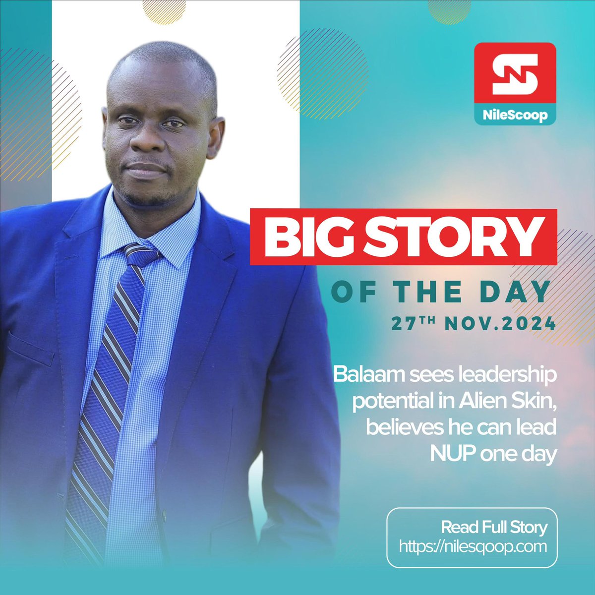 Pliam_'s tweet photo. In Bulambuli landslides have killed 13 people and more than 40 houses covered.

Meanwhile NBS's big story is Alien Skin's release https://t.co/QO4VV819wN