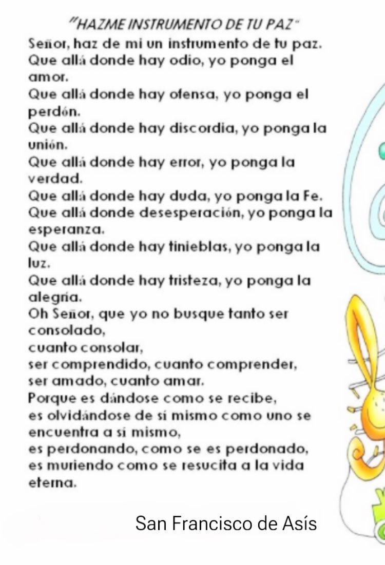 MariaCalandria's tweet photo. Esta es una de mis oraciones favoritas, especialmente cuando me dispongo a ayudar a alguien. Me conmueve ver que el coaching transpersonal se alinea totalmente con esta valiosa enseñanza de San Francisco de Asís. https://t.co/tRCZXyG3o0