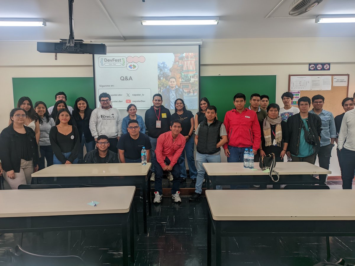 gdglima's tweet image. #DevFestLima2024
🙏 Agradecimiento especial a  Homer Lopez por su charla: "Conversaciones Mejoradas con IA: Chatbot Inteligente usando Gemini AI y Firebase". 💡✨
🎯 Completa el feedback y ayúdanos a mejorar: bit.ly/devfestlima24-…
#DevFestLima24 #GDGLima #DevFestLima #DevFest