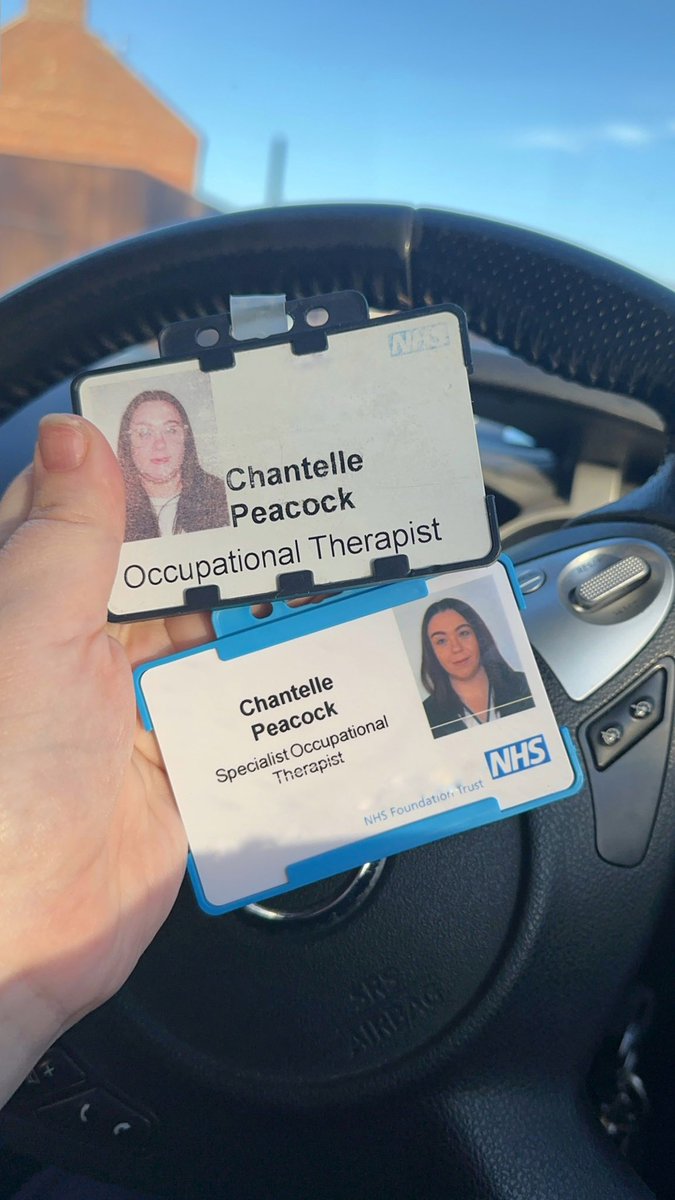 Chantelle Peacock (@chantellep_ot) on Twitter photo Just a little proud of me moment 🤍! Last year I graduated as an OT at <a href="/teesuniot/">@TeesUniOT</a> as a 30 year old. Today I got my badge ready to start my band 6 post 🫣 it’s never too late, it’s only after you step out of your comfort zone that you begin to grow 🌼 Just a little proud of me moment 🤍! Last year I graduated as an OT at <a href="/teesuniot/">@TeesUniOT</a> as a 30 year old. Today I got my badge ready to start my band 6 post 🫣 it’s never too late, it’s only after you step out of your comfort zone that you begin to grow 🌼