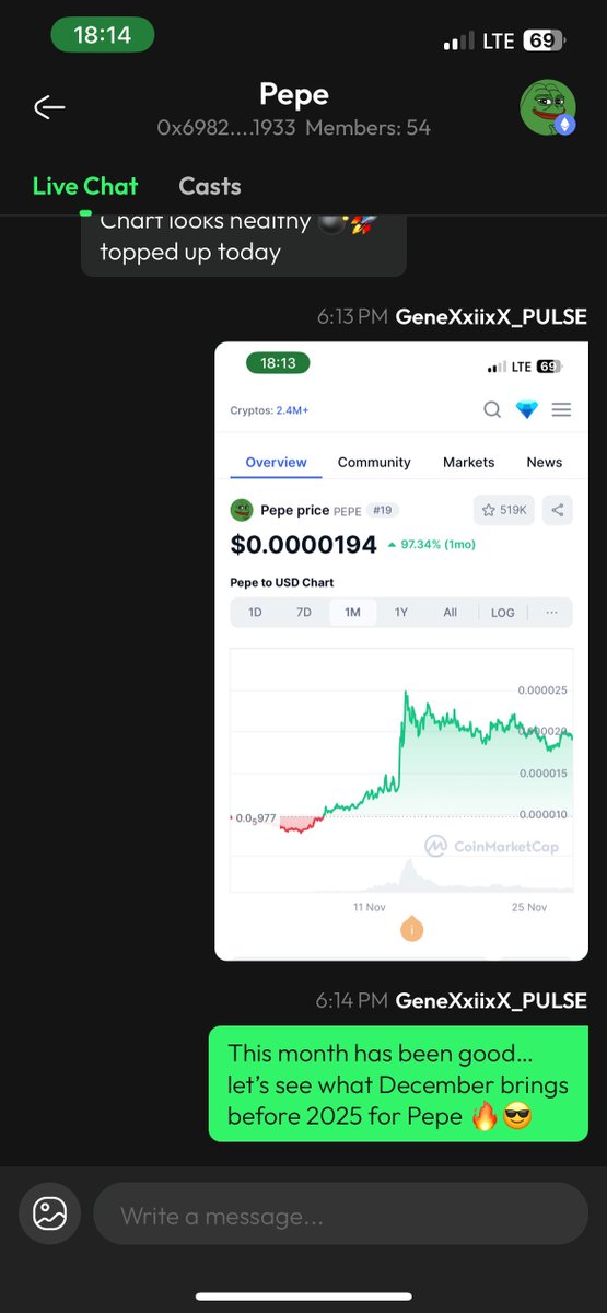 YorkTech's tweet photo. @captainpepe0x69 Hop to it! Join our $PEPE group on Pulse App for expert analysis, community support, and Pepe-tastic discussions! https://t.co/BYaEtKrrhf
#PEPE #CryptoHive #PulseApp https://t.co/vAOMxnKNCE