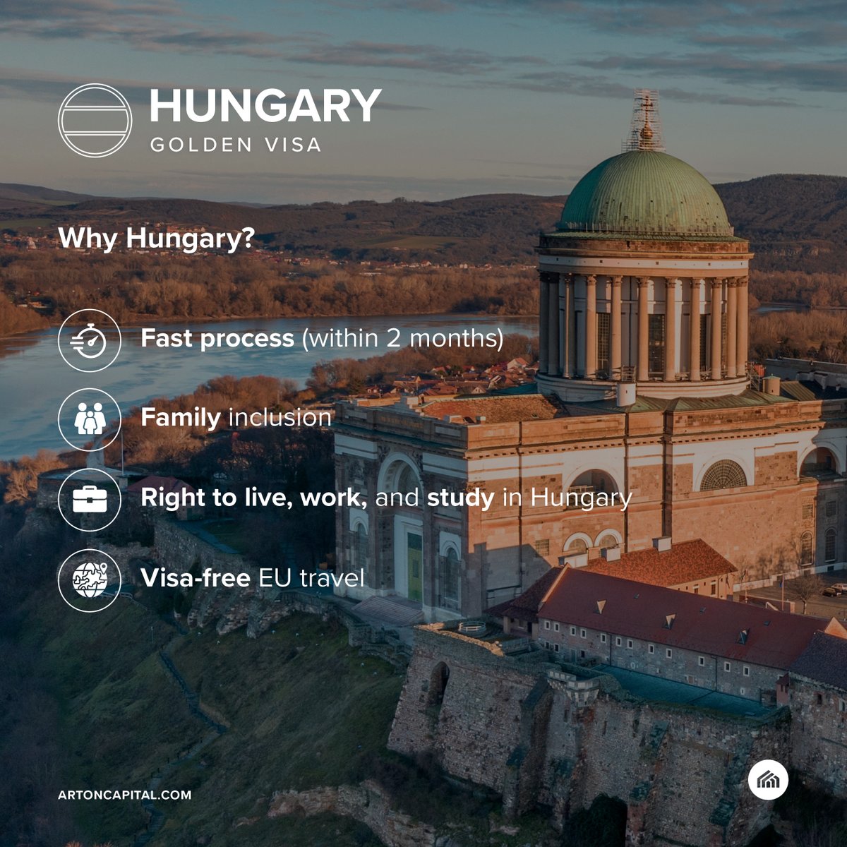 ArtonCapital's tweet photo. Unlock 20 years of exceptional benefits in the heart of Europe!
Reach out today for exclusive details!
#ArtonCapital #GlobalCitizenship #HungaryInvestorVisa #ResidencyThroughInvestment #SchengenAccess #GlobalFreedom https://t.co/Yz75q8ufiZ