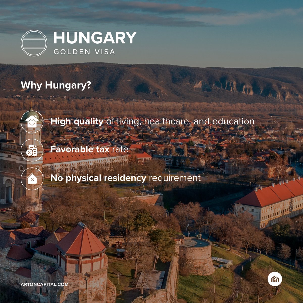 ArtonCapital's tweet photo. Unlock 20 years of exceptional benefits in the heart of Europe!
Reach out today for exclusive details!
#ArtonCapital #GlobalCitizenship #HungaryInvestorVisa #ResidencyThroughInvestment #SchengenAccess #GlobalFreedom https://t.co/Yz75q8ufiZ