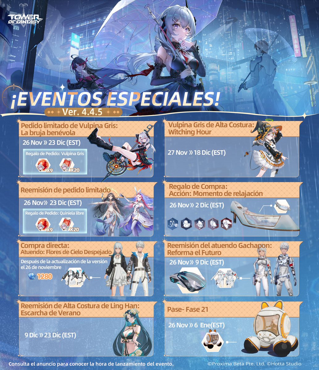 Tower of Fantasy ESPAÑOL tweet media