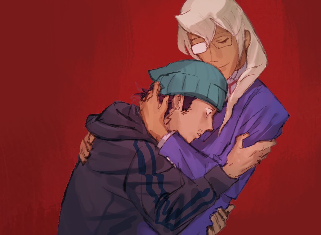 cold embrace 
#aceattorney #krisnix
