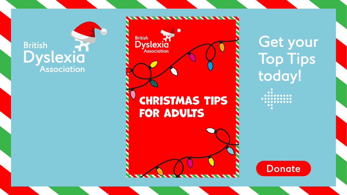 BDAdyslexia's tweet photo. During this busy season, it’s easy to feel overwhelmed - especially for those with dyslexia. To help make things easier, we’ve put together our top tips for managing dyslexia through the festivities.

Download your copy here: https://t.co/e4ZNvqxnjH

#DyslexiaAwareness #SupportDyslexia #CharityChristmas #FundraisingCampaign #GiveBack #DyslexiaSupport #ChristmasGiving #MakeADifference #DonateForDyslexia #ChristmasCampaign #Dyslexia #Dyscalculia #TopTipsforDyslexia
