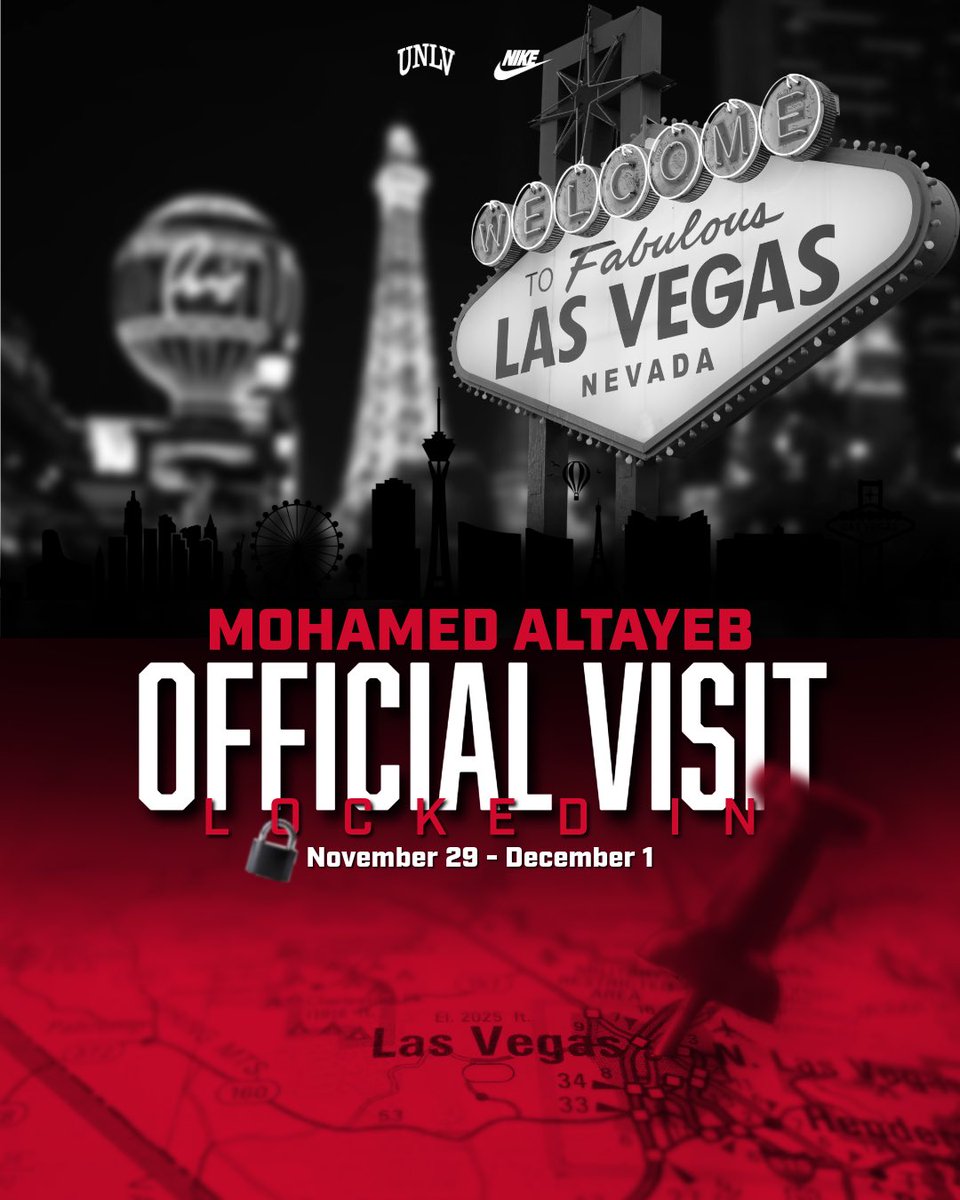 Excited to be up at UNLV this weekend! <a href="/unlvfootball/">UNLV Football</a> #UNLVFB