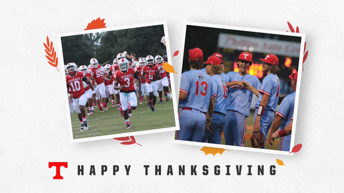 Coach Trey Grant (@coachgrant_ths) on Twitter photo Wishing everyone a Happy Thanksgiving from our <a href="/FootballTavares/">Tavares Football</a> and <a href="/TavaresBaseball/">Tavares Bulldogs Baseball</a> family to yours! 🔴⚪️ #FindAWay #TavaresMade Wishing everyone a Happy Thanksgiving from our <a href="/FootballTavares/">Tavares Football</a> and <a href="/TavaresBaseball/">Tavares Bulldogs Baseball</a> family to yours! 🔴⚪️ #FindAWay #TavaresMade