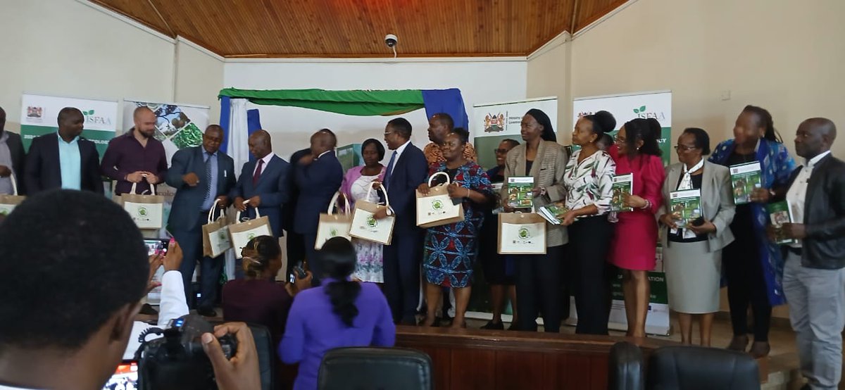 A great win for us  agroecology promoters and practitioners as we witness and celebrate the launch of national agroecology strategy 2024-2033 at Kenya Agriculture and Livestock Research organisation (KALRO). 
#Agroecology 
#sustainability 
#Biodiversity