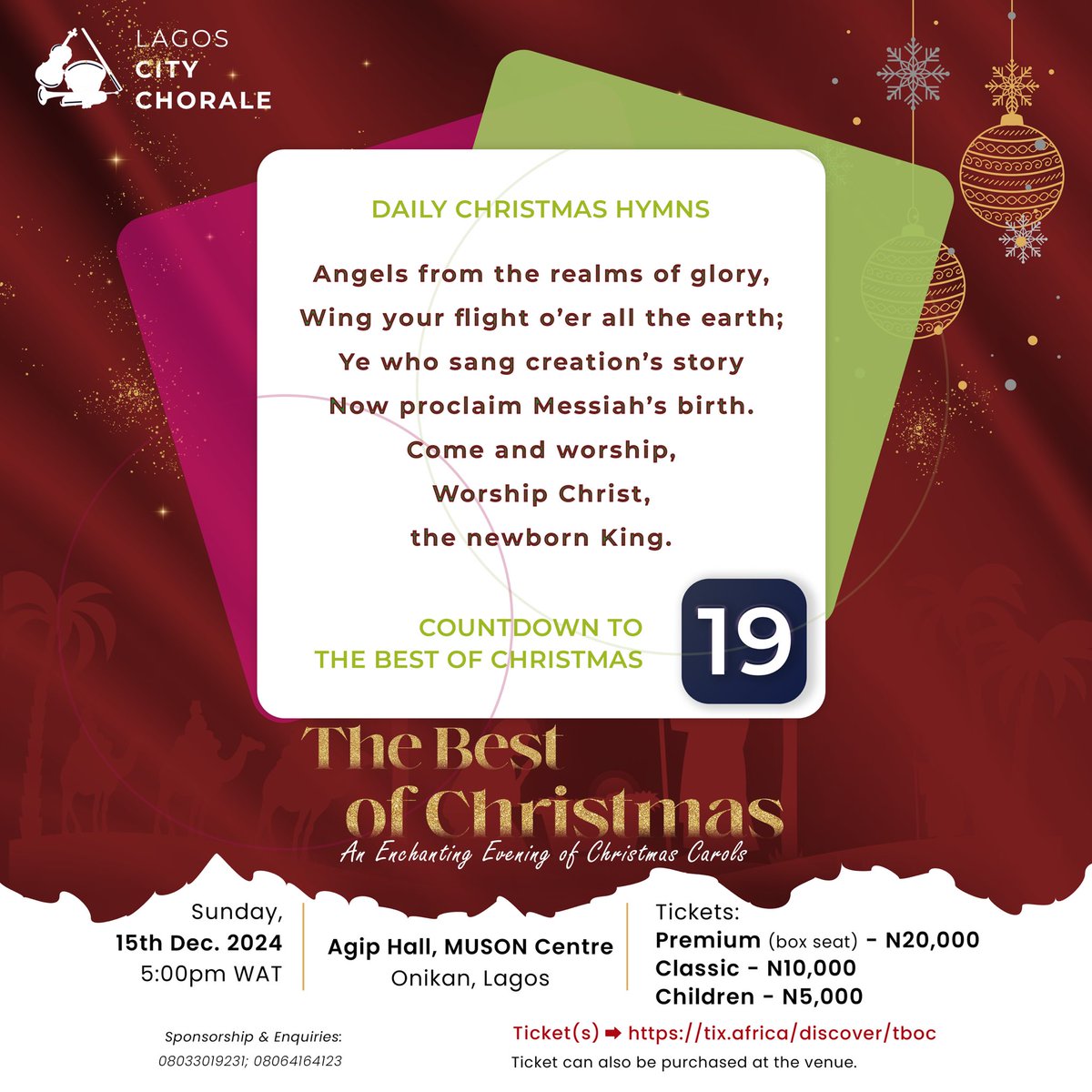 “Angels from the Realms of Glory” paints a vivid picture of the heavenly host announcing the birth of Jesus Christ. The carol’s author, James Montgomery, masterfully weaves together biblical imagery and poetic language to create a sense of awe, wonder, and joy.

What’s even more