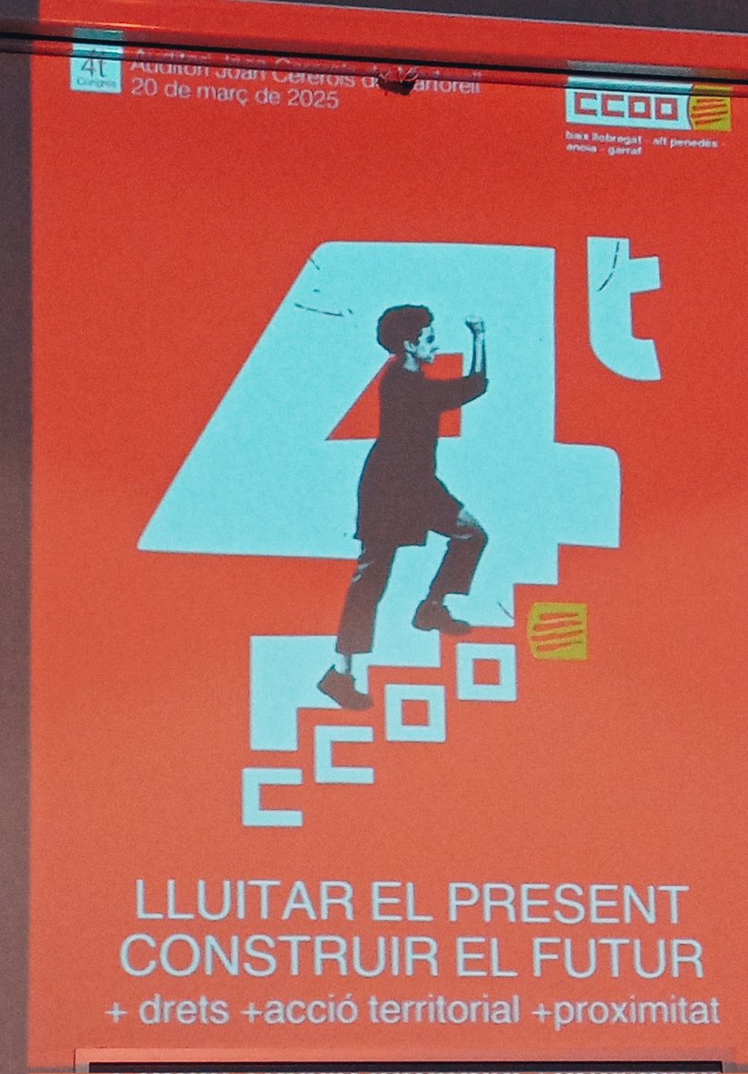 ccoo7itria's tweet photo. Aquesta tarda, també som presents a l'assemblea de primer nivell congressual de les CCOO, que es porta a terme a #Cornella
#MesDrets #MesAccioTerritorial #MesProximitat
@ccoo_bll_apag @ccooedullobrega @ccoocatalunya https://t.co/Kg12vXfgw5