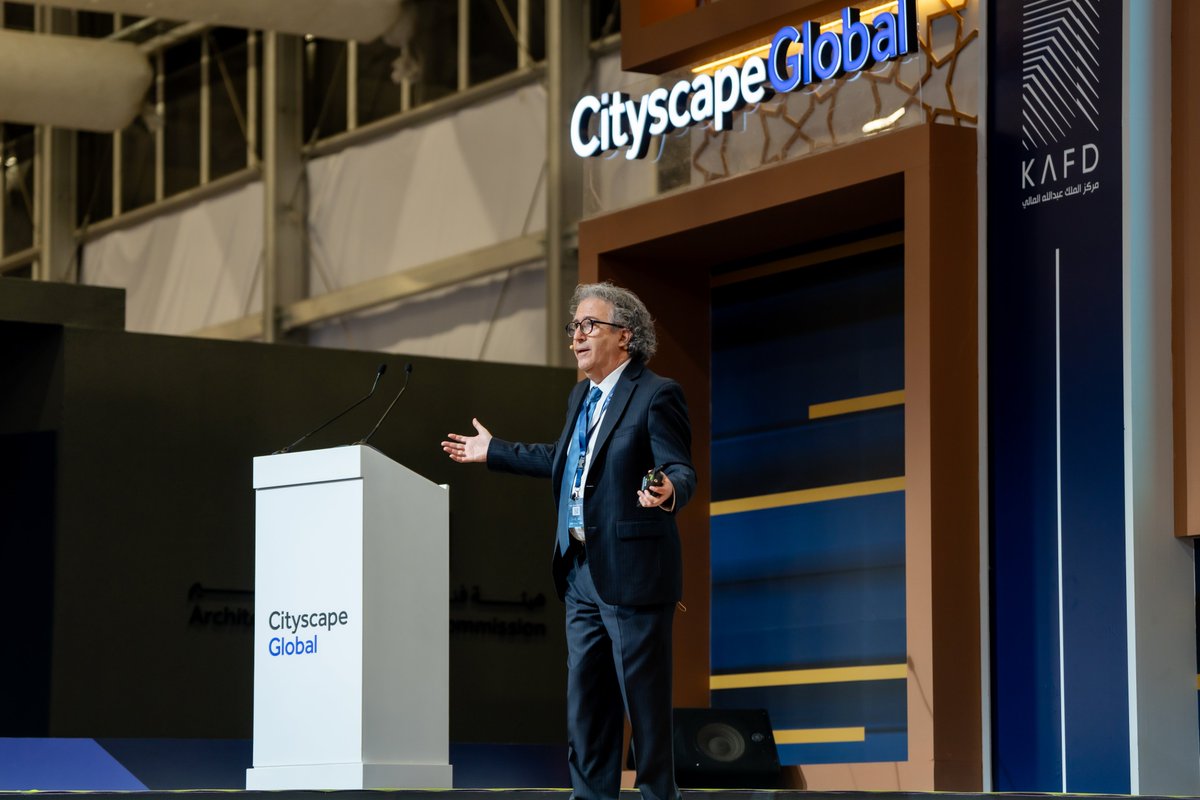 RegenVillages's tweet photo. Keynote at @CSGlobalKSA in Riyadh, Saudi Arabia @RegenVillages/VillageOS™ machine learning software  Exciting times ahead for regenerative and resilient land planning to address critical affordable housing crisis globally. @CCARE @jamesrdotymd @SDAIA_SA https://t.co/dlm69zdfQm