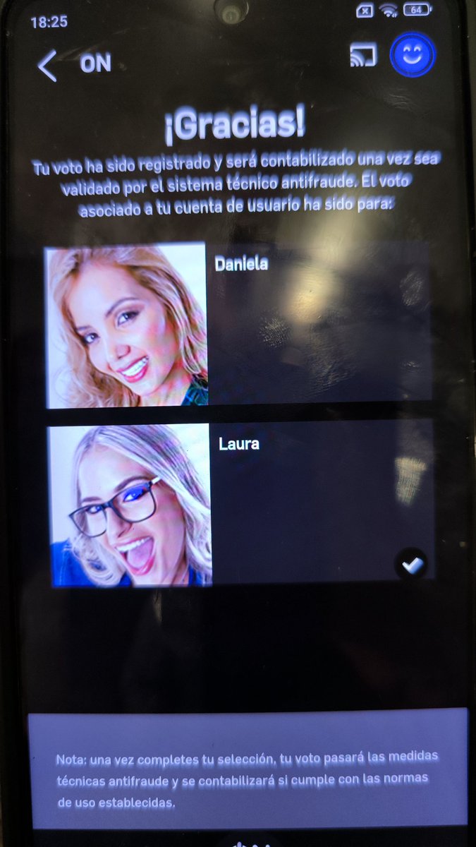 Minutado's tweet photo. @chlolsen_ @RocioFerrerR ❌ HASTA AQUI LAURA GALERA❌
💎🩷🍓 DANIELA SE QUEDA🍓🩷💎
EL VOTO DE LAS 18.30 ESTE DEDICADO A @ghoficial y @alvaroRoldan_
A @ZeppelinTV @mediasetcom
⛔❌ NO A LOS TONGOS ⛔❌
@luciarolekGH @canodaniela5
@MiguelFrigenti
#FRESIS28N #gh28n #RETO10 #danielasequeda #laurafuera https://t.co/jaFlDTdbiK