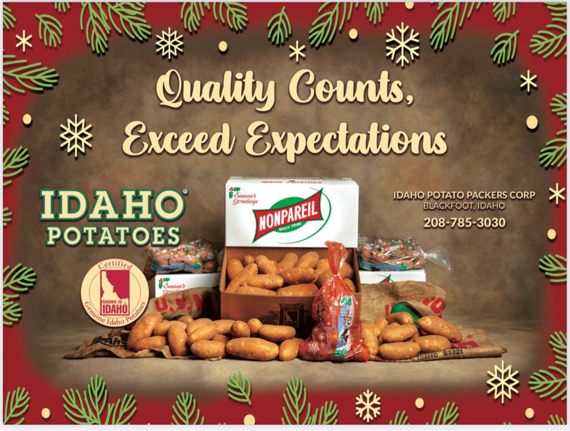 Nonpareil1946's tweet photo. Happy #Thanksgiving! We are very #thankful for #family, #friends, #business partners, #veterans and the #USA @IdahoPotato https://t.co/lQwt48Xdky