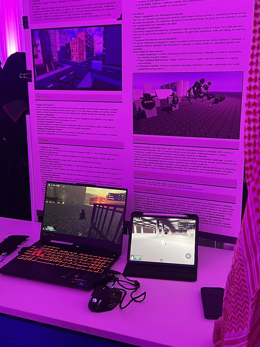 areejj_02's tweet photo. حضرت اليوم ملتقى الابتكار وريادة الأعمال الرقمية بجامعة جدة 💫
أفكار مشاريع تخرج الطلاب والطالبات كانت مُلهمة ومليئة بالإبداع!! حقيقي ألهمتنا وزادت حماسنا للمشاركة في السنة الجاية بإذن الله، نأمل نقدم شيء بنفس هذا المستوى وأكثر 👩🏻‍💻✨ https://t.co/eiCbUa4phs