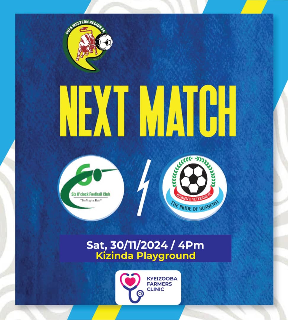 THE ORIGINAL BUSHENYI DERBY
<a href="/WesternRegionFA/">Western Region Football Associations</a> <a href="/OfficialFUFA/">FUFA</a>