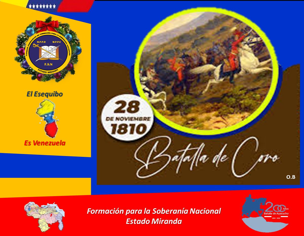 SeedinMiranda's tweet photo. Batalla de Coro (1810) https://t.co/5R3EEVpgzb