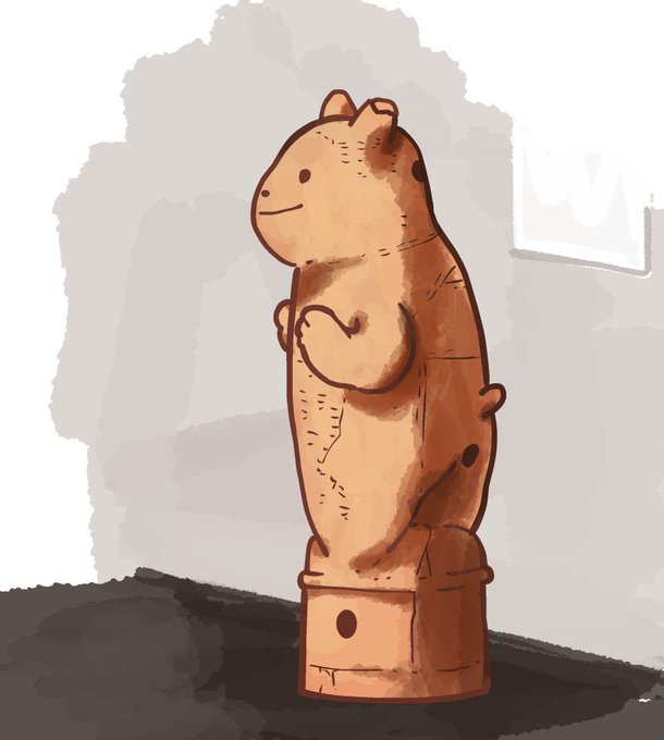 直立ハムスター型埴輪 