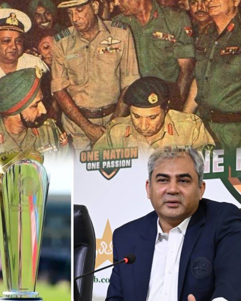 DattaTirth12562's tweet photo. 1971 - 91000 surrendered
2024- 25 crores surrender 😂😂😂
#ChampionsTrophy2025 https://t.co/c6FOPx2ye4