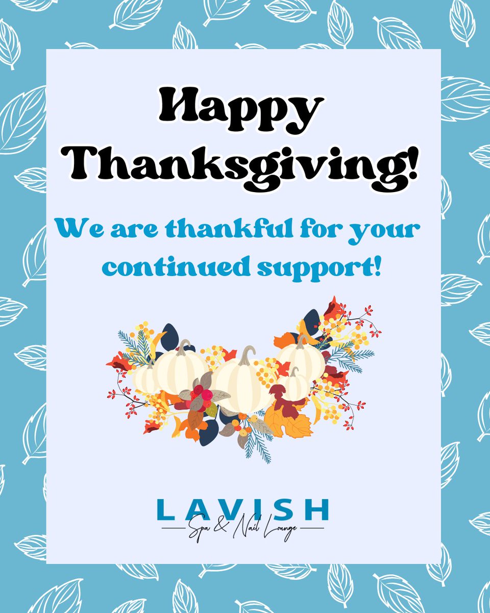 Giving thanks for all our amazing clients who make every day at the salon so special. 🍂💅 🧡 #Thanksgiving #grateful
