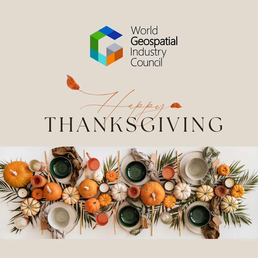 🌟 This #Thanksgiving, we at #WGIC are grateful for the innovation, collaboration, and passion driving our global geospatial community.

Thank you to our members and partners for leveraging #geospatial tech for a sustainable world. Let’s map a brighter future together! 🍁🦃