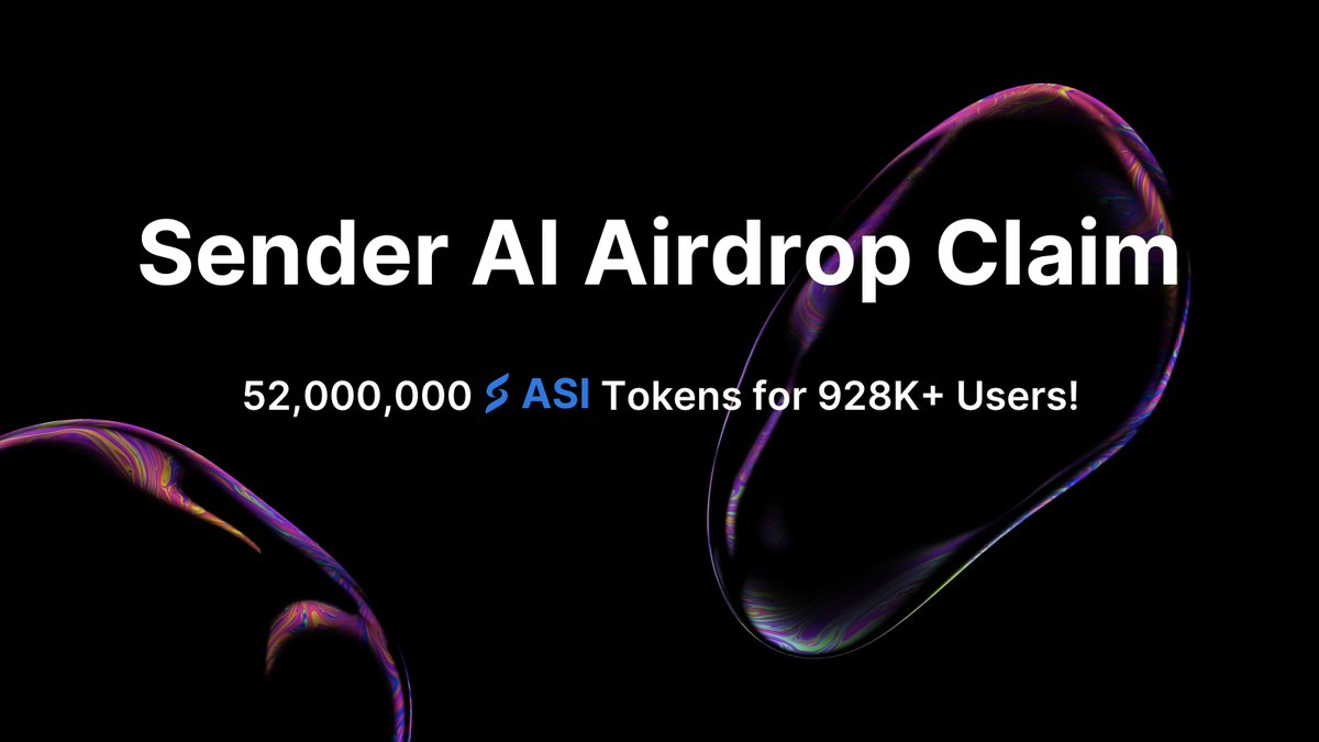 Sender AI｜$ASI tweet media