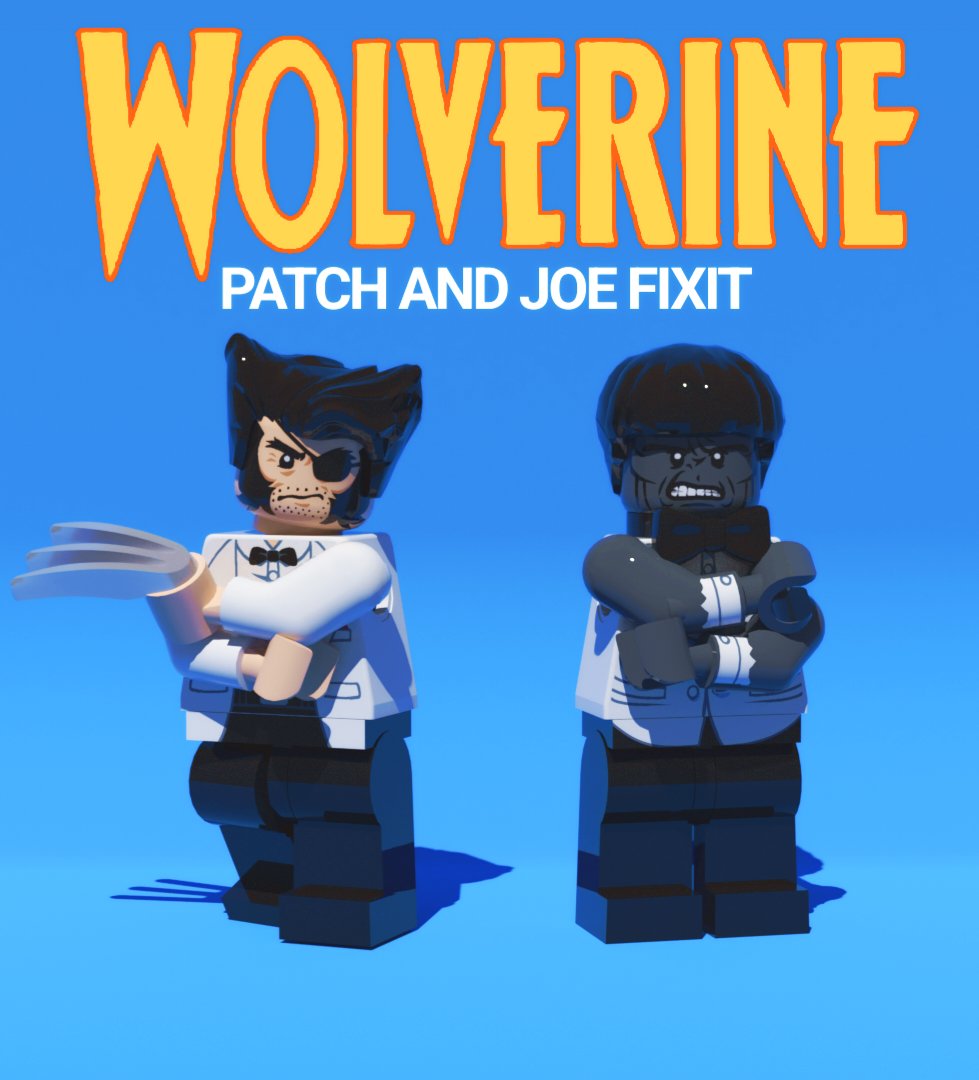 omen_sesame's tweet photo. Meet the Patch and Joe Fixit

#lego #mecabricks #blender https://t.co/ZQogVzoAF8