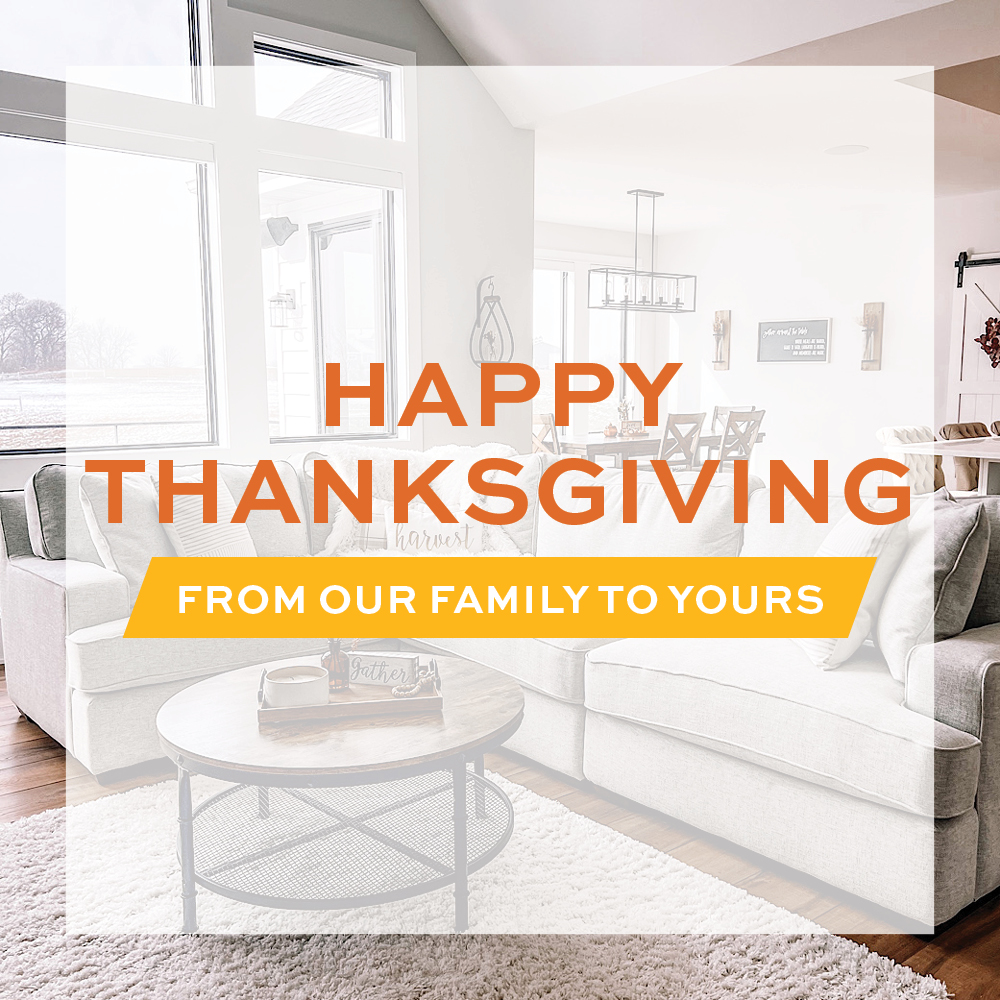 🧡 Happy Thanksgiving from Slumberland Furniture! 🧡

Wishing you a day filled with love, laughter, and the warmth of home. In the spirit of gratitude, our Slumberland family will be taking the day off to celebrate with loved ones.