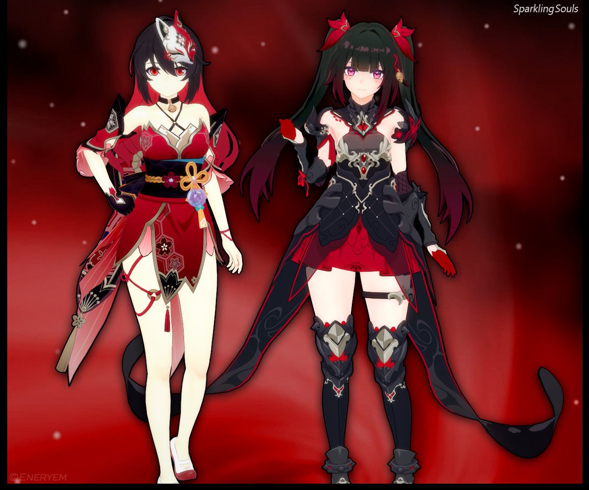 Eneryem's tweet photo. Sparkling Souls ✨ - Honkai 3rd x Star Rail 🌟
Also available in the HoYoLab ✌
https://t.co/fOZE9Mcm7H
@HonkaiImpact3rd @honkaistarrail 
#HonkaixHonkai #HonkaiImpact3rd #HonkaiStarRail #Honkai_Star_Rail #honkaistarail #fanart #3dart #digitalart https://t.co/efnVs03Db8