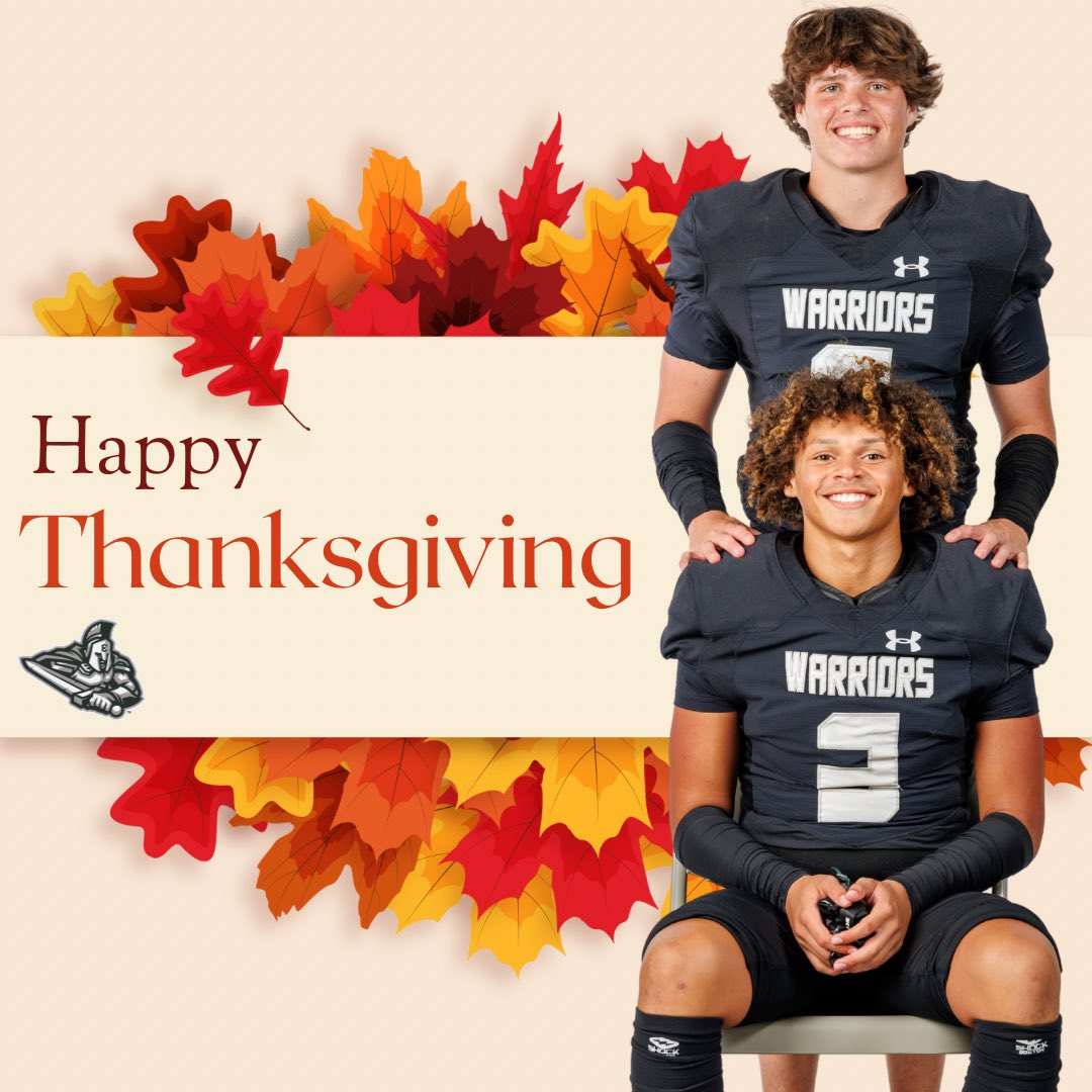 Thanksgiving is about Family!   Happy Thanksgiving to our awesome Warrior family!  Be blessed! 🦃 🍽️ 🍁