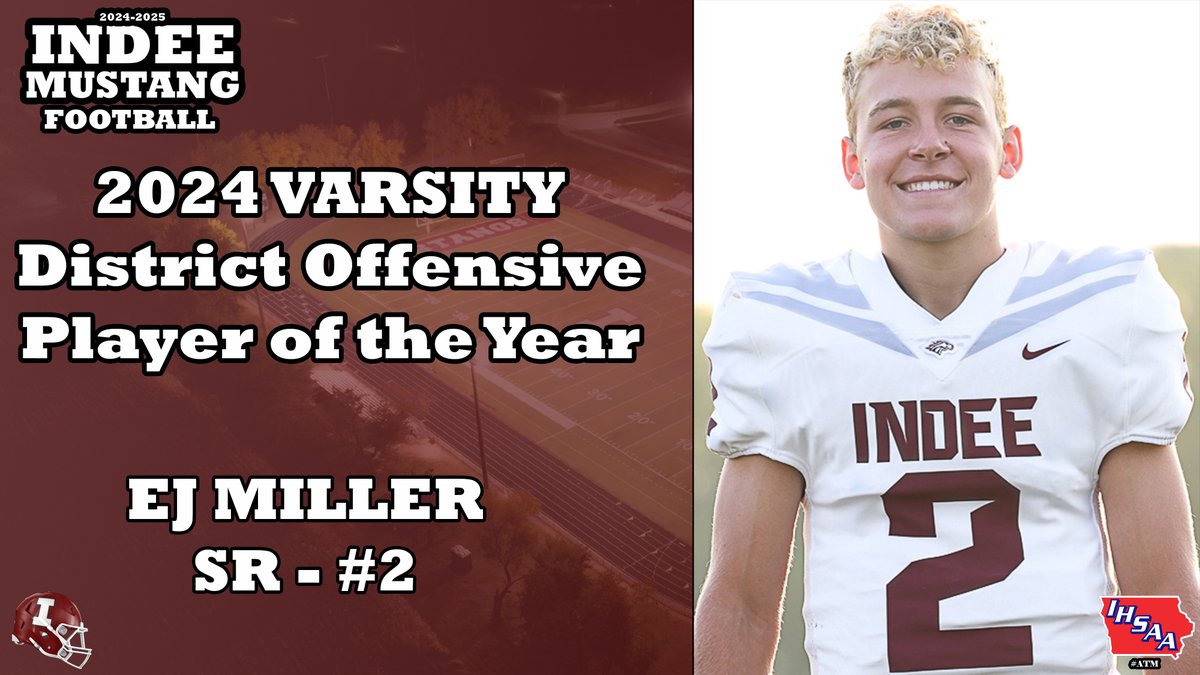 Independence's EJ Miller was named District Offensive Player of the Year and Tate Wood was name Co-District Defensive Player of the year!
