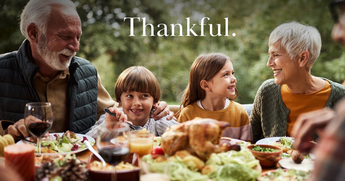 ThriventGerken's tweet photo. Happy Thanksgiving! Enjoy your day and give thanks for the blessings in your life. https://t.co/ABQZFy3mIE