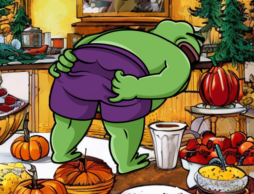SizeCoinSolana's tweet photo. Gm Gm! Happy Thanksgiving to the $SIZE fam! 🦃🐸 

Today, we’re grateful for big moves, bigger vibes, and the SIZE to make it all happen. 

Let’s feast and keep stacking. 💥 #SizeMatters #Thanksgiving 🥳 https://t.co/lHWelyHRjw