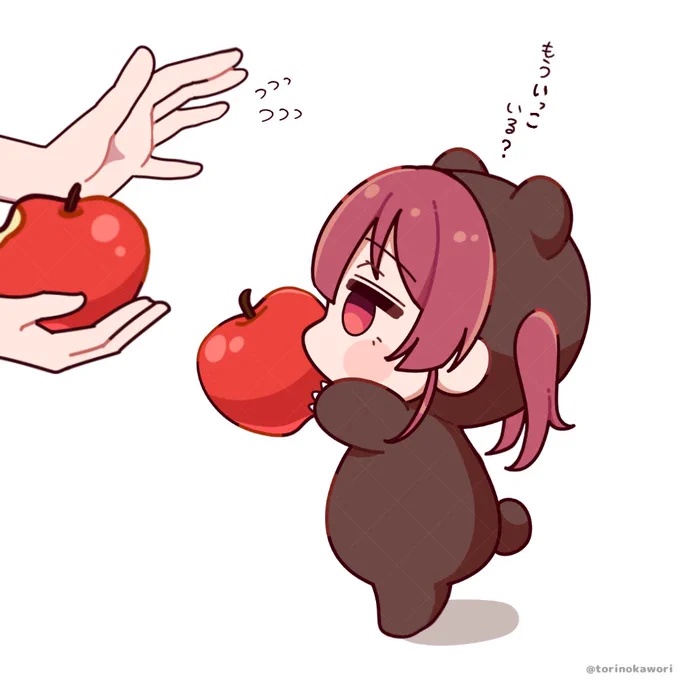 #マリンのお宝 #クマリン←親密度70        親密度80…→ 