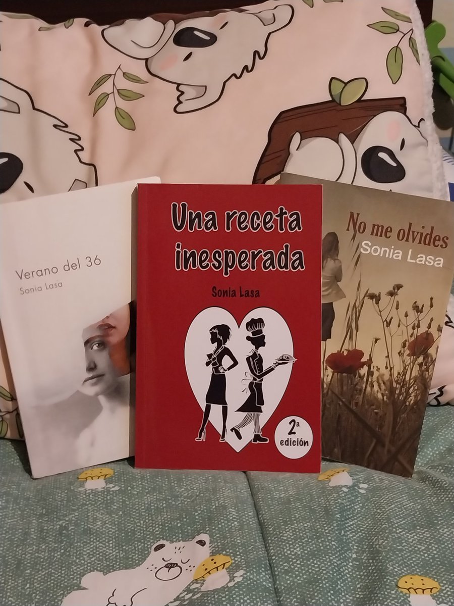 <a href="/sonia_lasa/">Sonia Lasa Escritora</a> Tengo tus tres libros ¿ me falta conseguir algún otro?