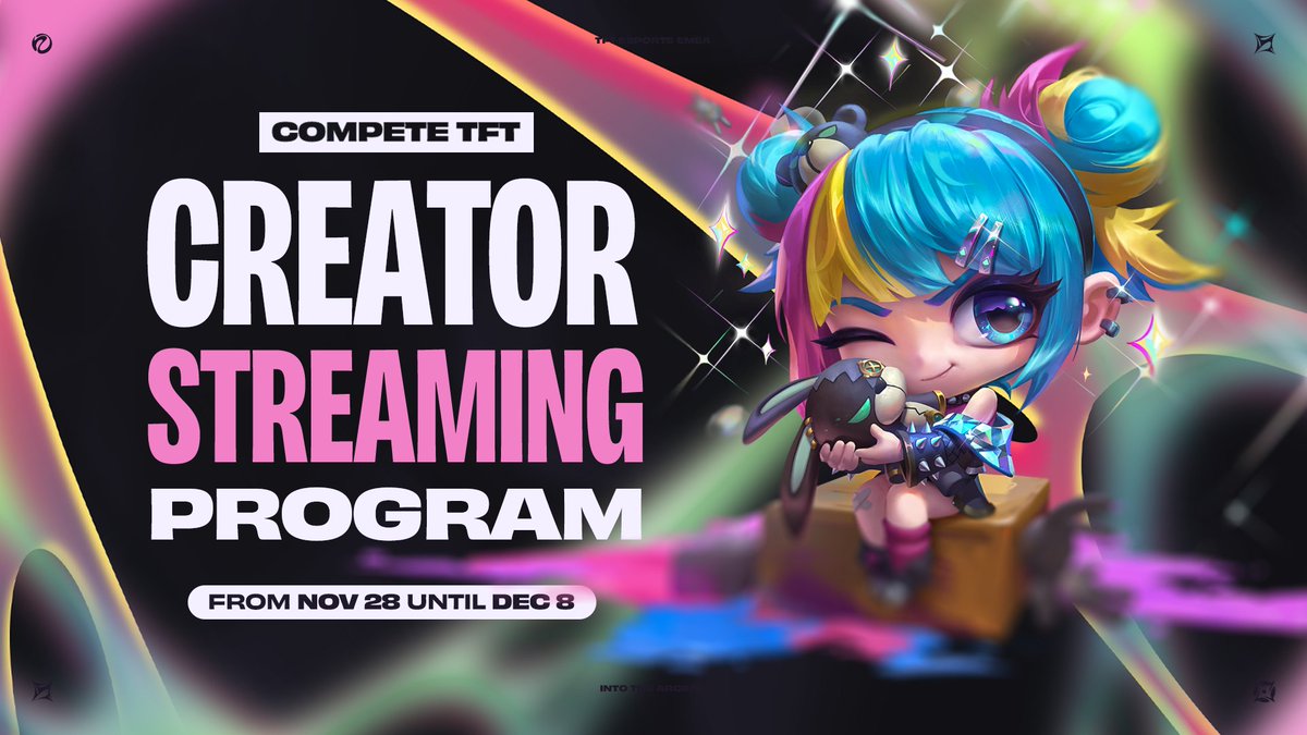 The Convergence is calling for content creators from EMEA and AMER to join the TFT Content Creator Streaming Program.

Scroll below to sign up for the program in your region ⬇️