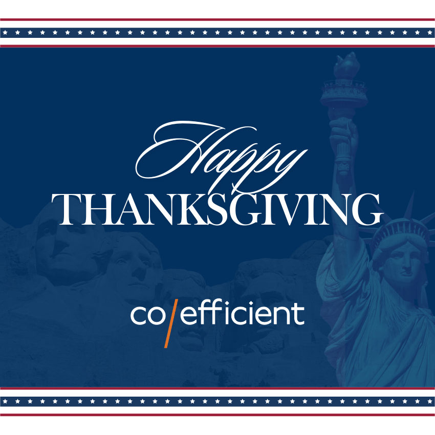 coefficientpoll's tweet image. This Thanksgiving, we’re reminded of how much we have to be thankful for.
We’re especially grateful for the success and partnerships we’ve built during the 2023-2024 election cycle.
From all of us at co/efficient, we wish you a happy and memorable Thanksgiving! 🦃🇺🇸…