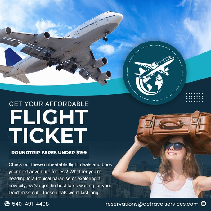 ACTRAVELSERVICE's tweet photo. ✈ Affordable Roundtrip Fares UNDER $199!
Washington to Los Angeles.
Round Trip $114
01/13/25 to 01/21/2025
https://t.co/ics1ssJtLL
#actravelservicesllc
@followers
@Highlights
#AffordableFlights #TravelDeals #RoundtripFares #BudgetTravel #FlyForLess #CheapFlights https://t.co/JFv6OHZg8J