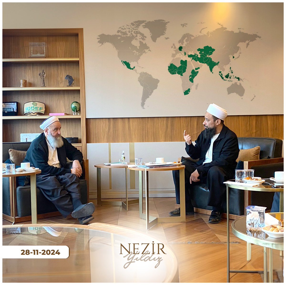 Türkiye dahil 56 ülke 310 bölgede hizmet veren İDDEF (İnsana değer veren dernekler federasyonu) Genel başkanı Mehmed Turan hocamızın daveti üzerine İDDEF genel merkezinde misafirleri olduğumdan vede Misafirperverliğinden dolayı çok müteşekkirim,