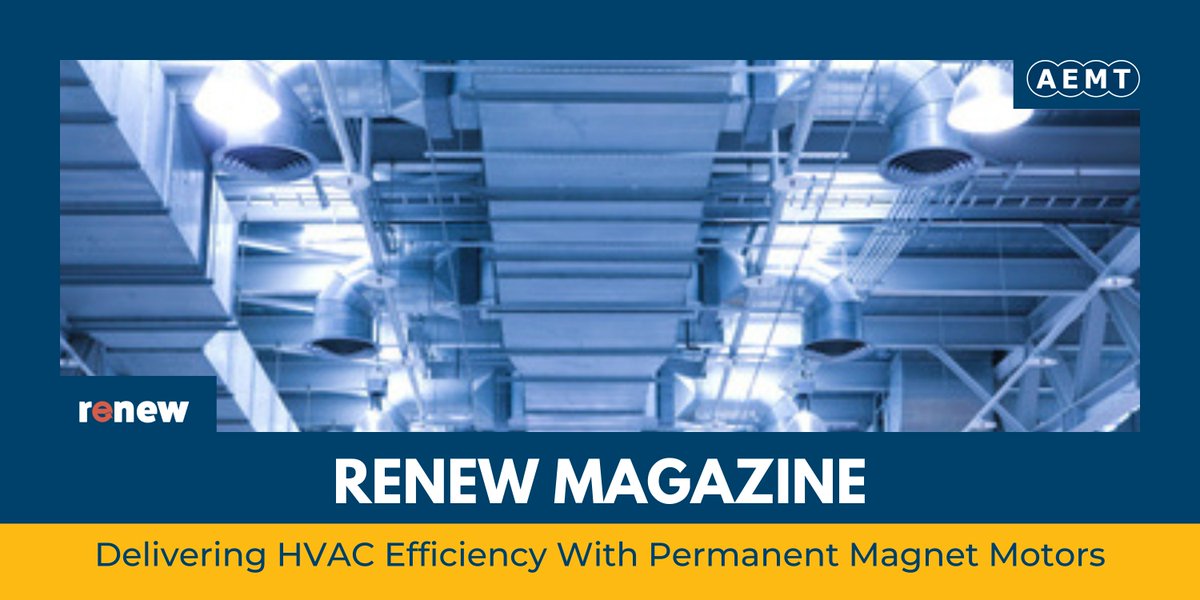 Nidec Drives explores the benefits of pairing permanent magnet motors with variable frequency drives in the push for greater efficiency in HVAC systems.

theaemt.com/resource/deliv…
